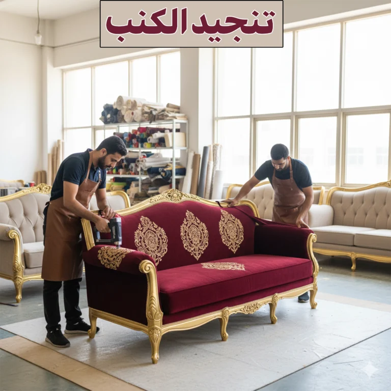 تنجيد الكنب وتفصيل الستائر لمسة فنية لمنزلك